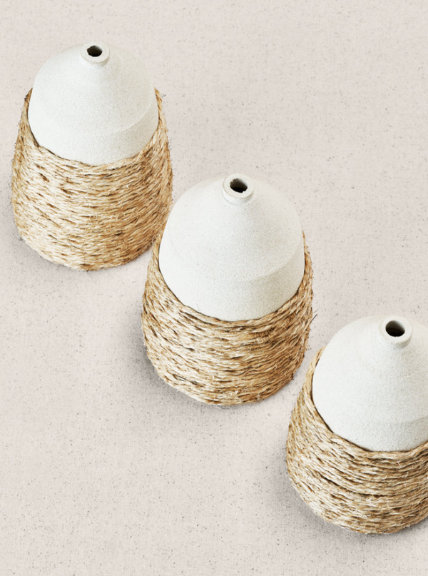 SINGLE SISAL VASE