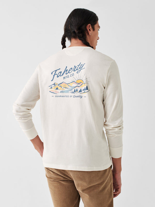 Graphic Long-Sleeve Desert Tee